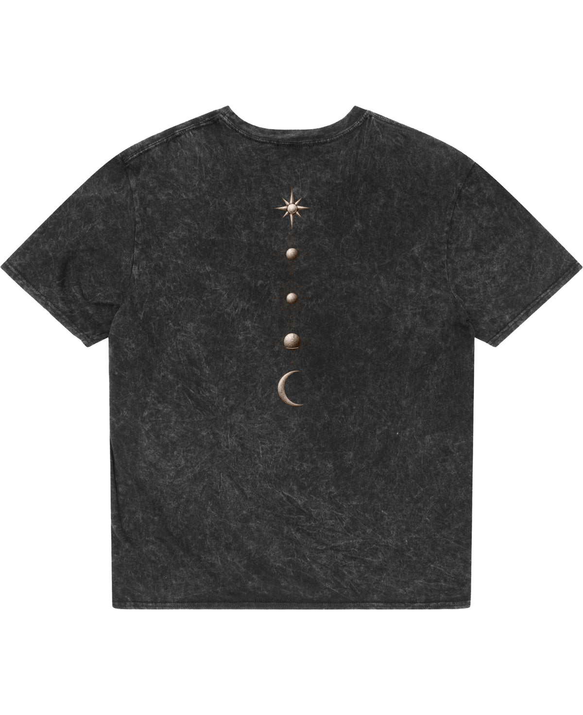 Acidwash Oversized T-shirt Back Design