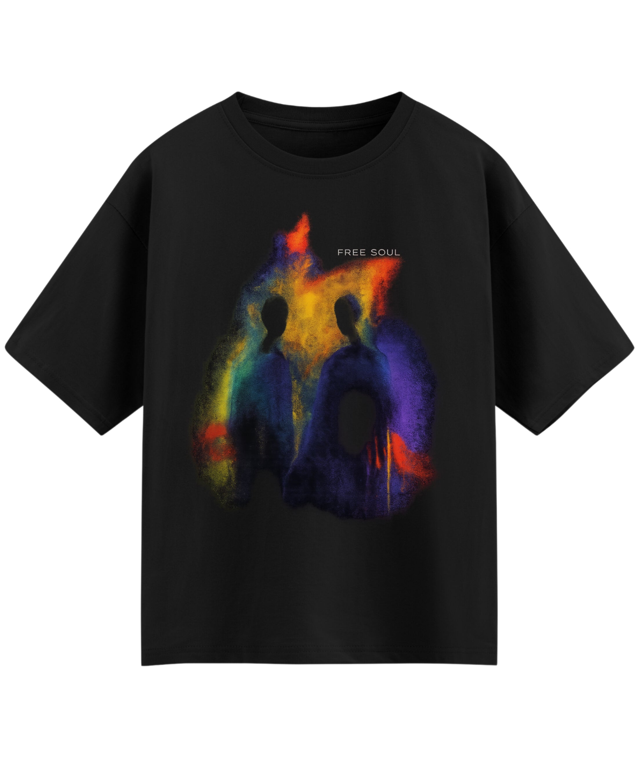 Black Oversized T-shirt Front Design