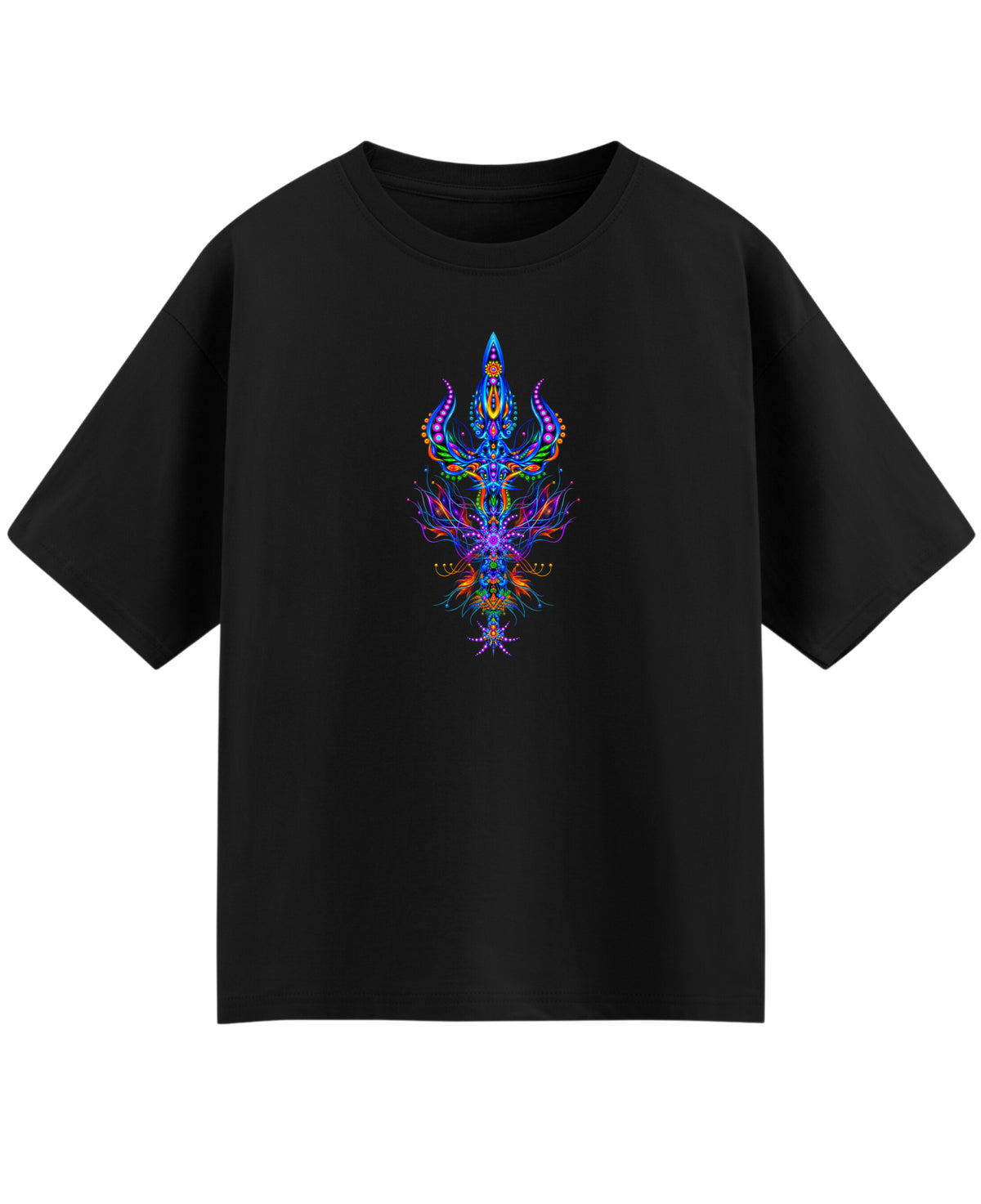 Black Oversized T-shirt Front Design