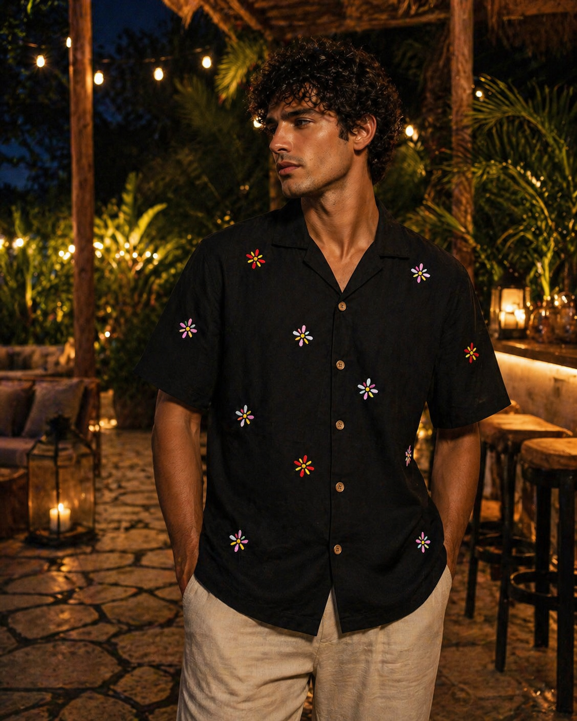 Midnight bloom shirt