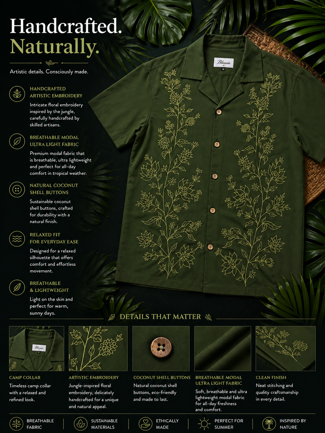 Jungle noir shirt
