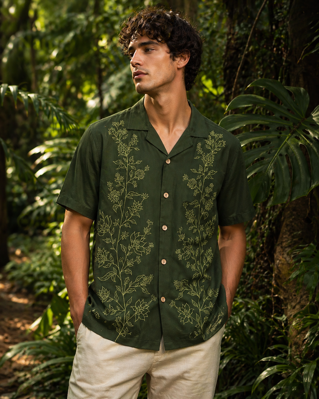 Jungle noir shirt