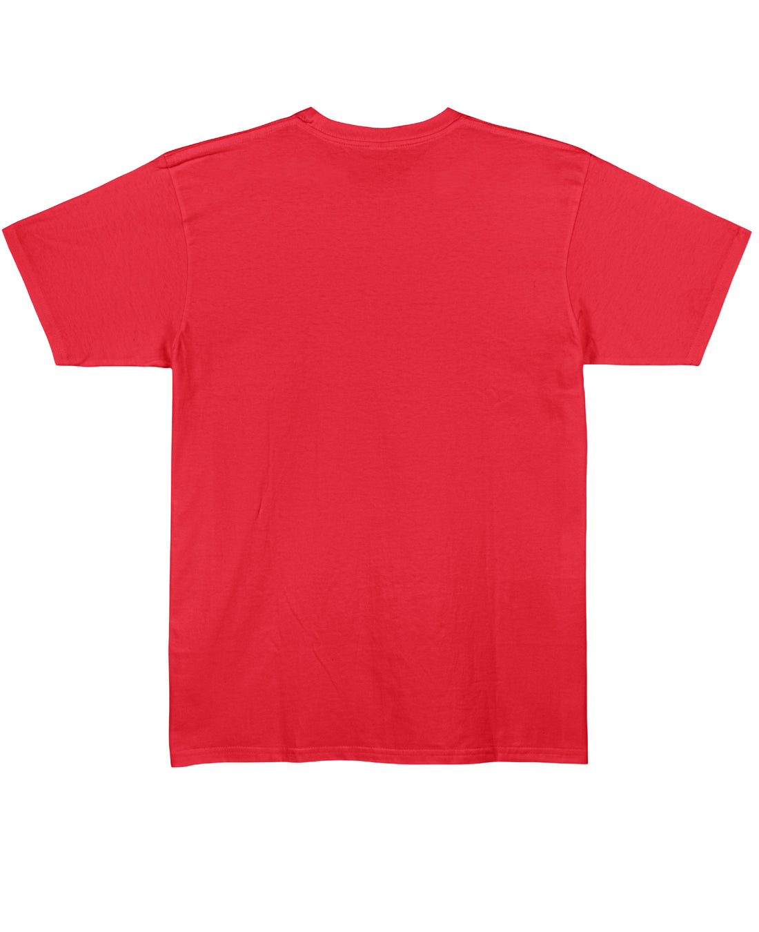 Red Regular Fit T-shirt Back Design