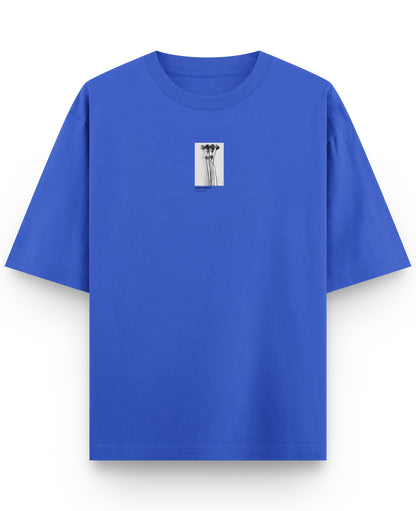 Royal Blue Oversized T-Shirt Front Design