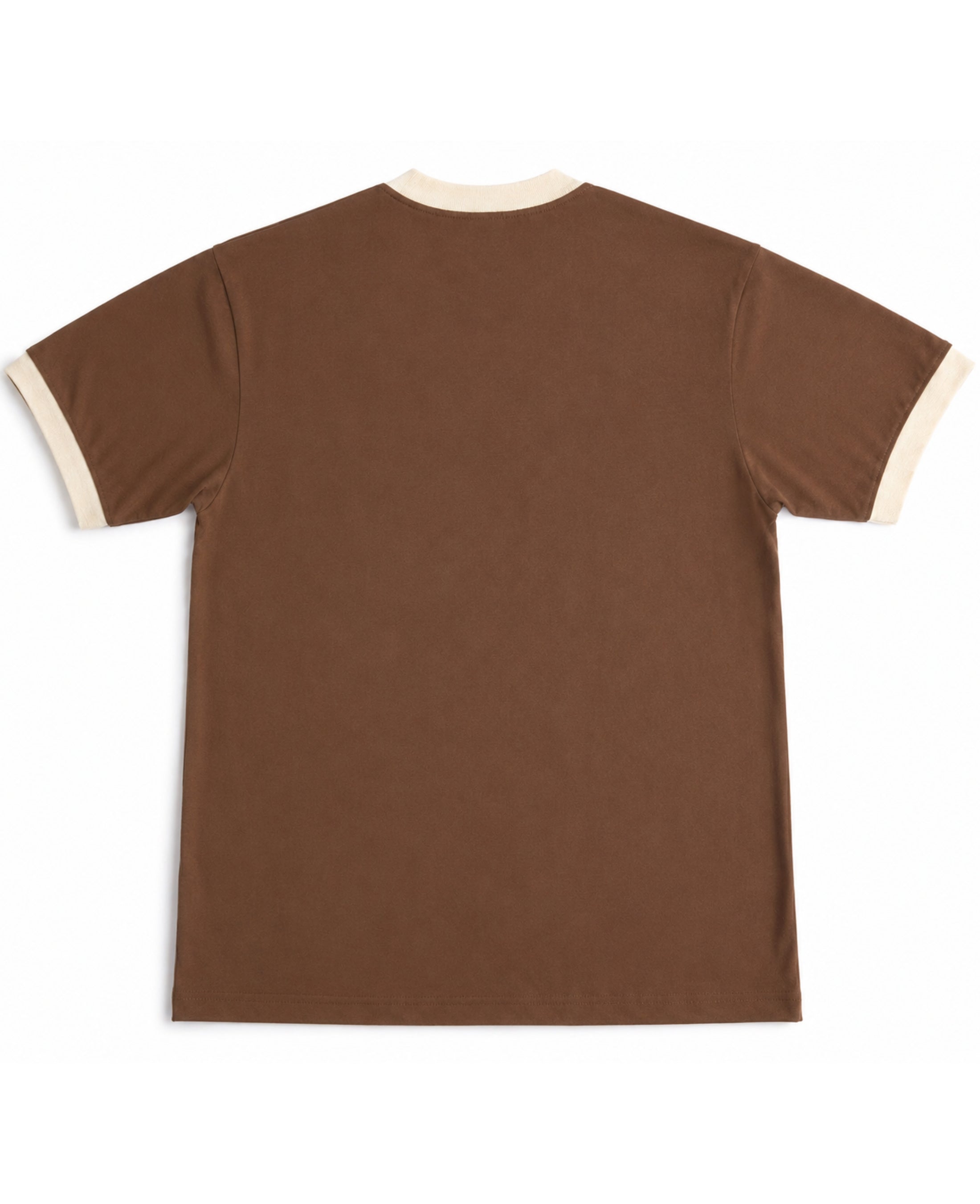 Mousse &amp; Cream Ringer tee Back Design