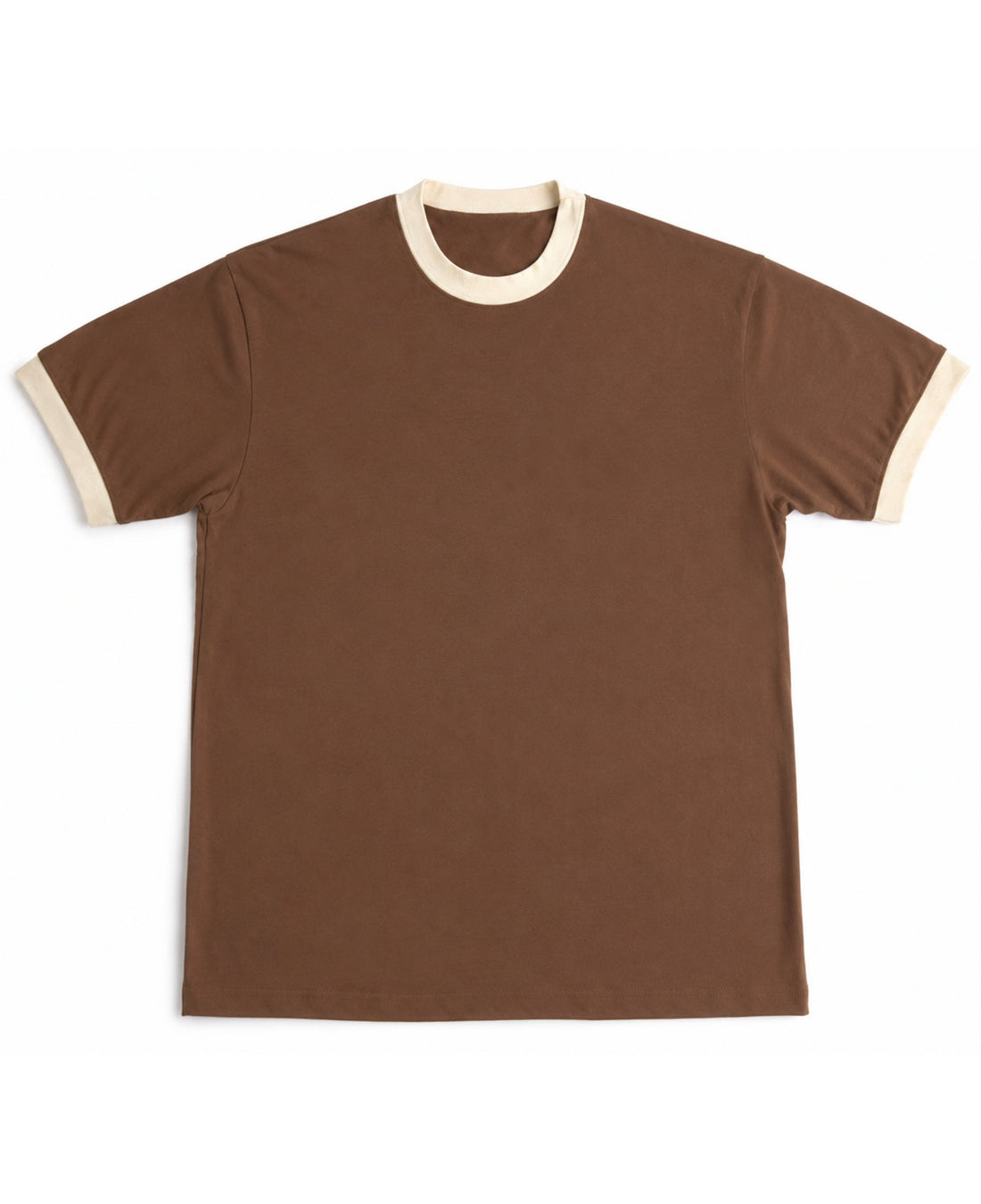 Mousse &amp; Cream Ringer tee Front Design