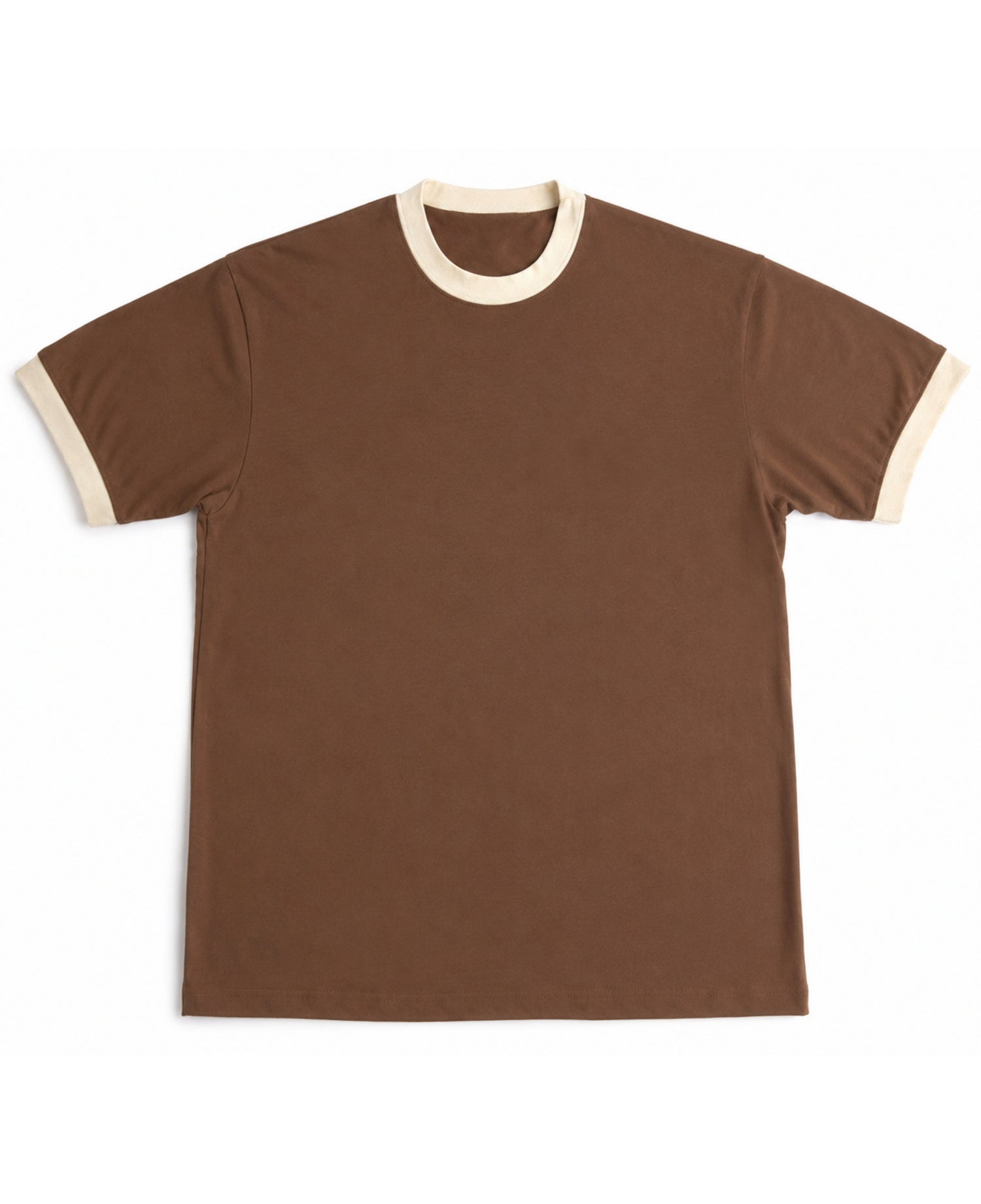 Mousse &amp; Cream Ringer tee Front Design