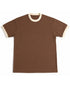Mousse & Cream Ringer tee Front Design