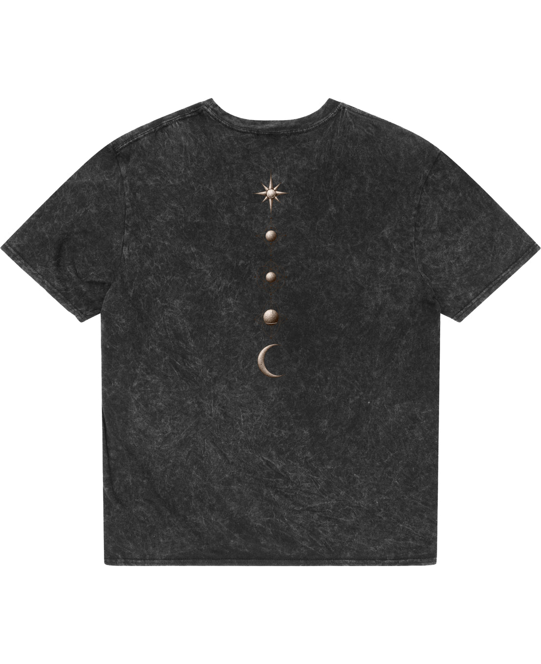Acidwash Oversized T-shirt Back Design