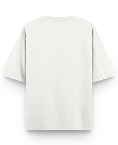 Off White Oversized T-shirt Back Design