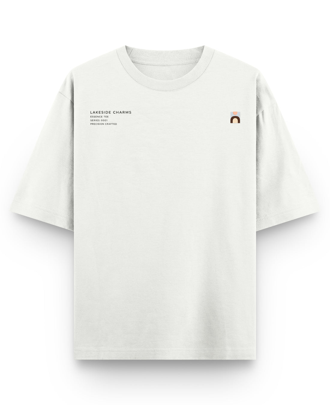 Off White Oversized T-shirt Front Design