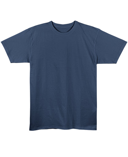 Navy Blue Regular Fit T-shirt Front Design