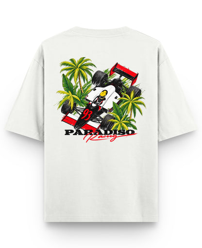 Off White Oversized T-shirt Back Design