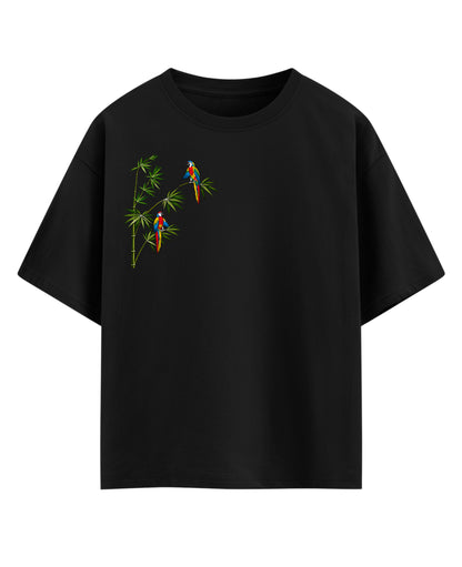 Black Oversized T-shirt Front Design