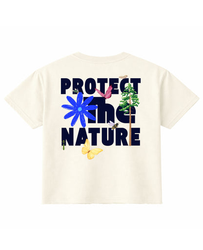 Off White Boxy Fit T-shirt Back Design