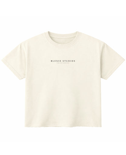 Off White Boxy Fit T-shirt Front Design