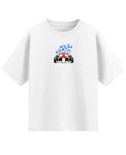 White Oversized T-shirt Front Design