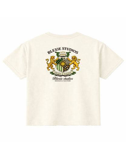Off White Boxy Fit T-shirt Back Design