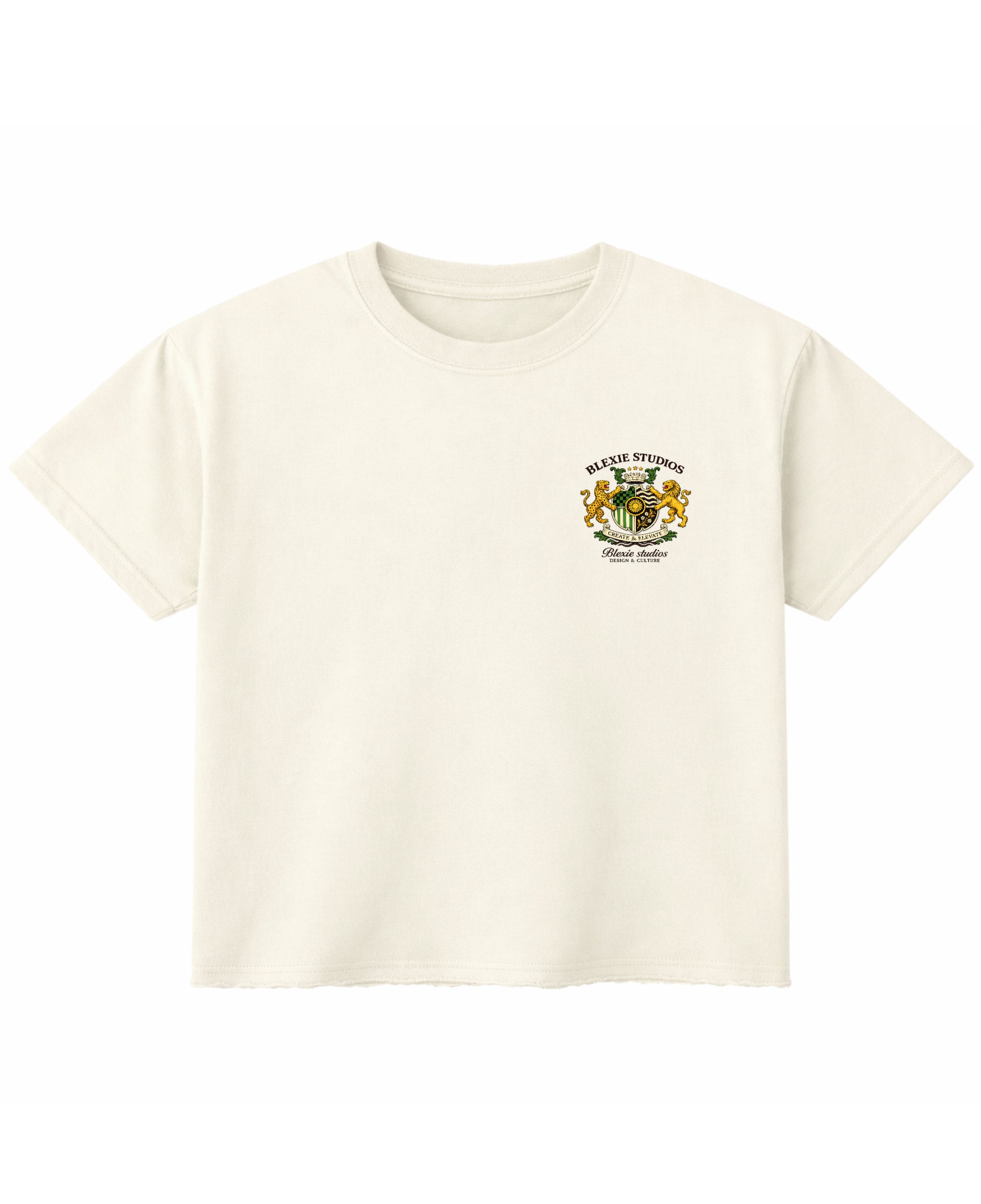 Off White Boxy Fit T-shirt Front Design