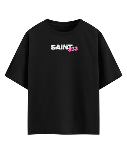 Black Oversized T-shirt Front Design