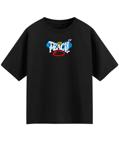 Black Oversized T-shirt Front Design
