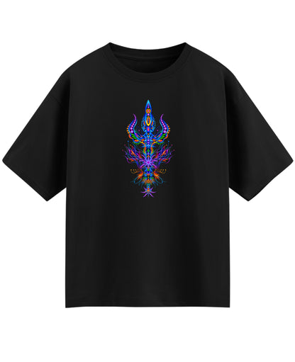 Black Oversized T-shirt Front Design