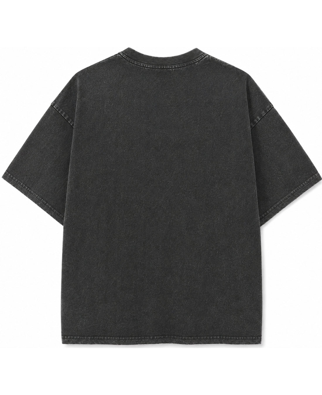 Vintage Fade Wash Oversized T-shirt Back Design
