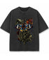 Vintage Fade Wash Oversized T-shirt Front Design